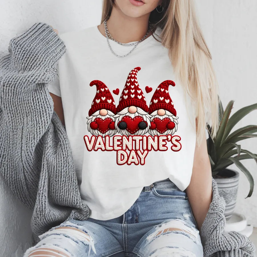 Valentines Day Gnome Tee