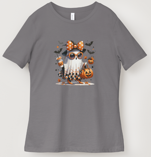 Halloween Ghost with Pumpkin
