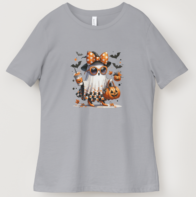 Halloween Ghost with Pumpkin