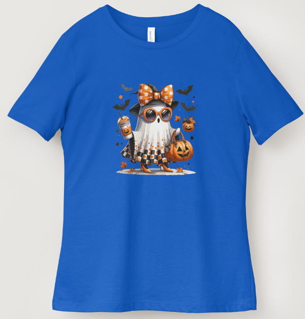 Halloween Ghost with Pumpkin
