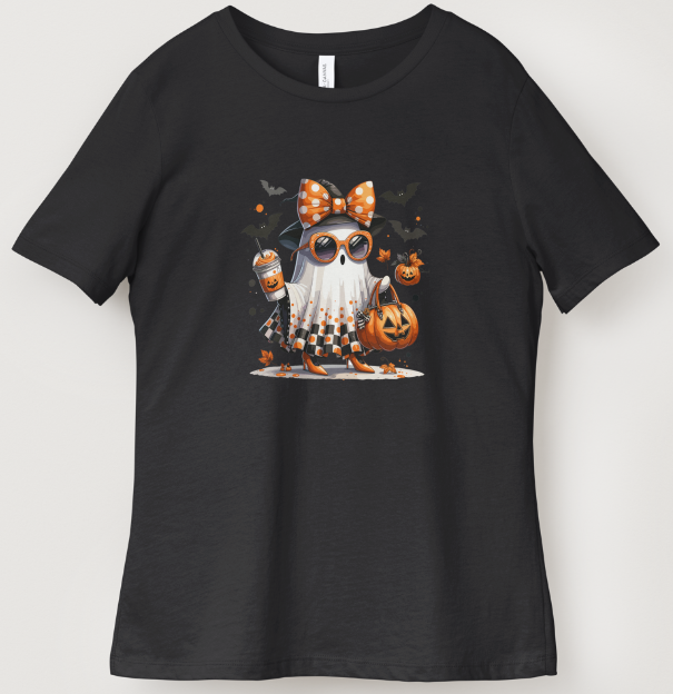 Halloween Ghost with Pumpkin
