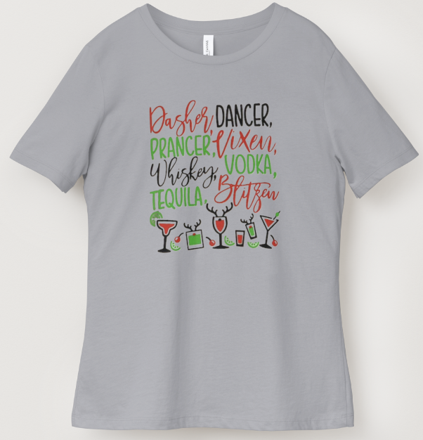 Dasher Dancer Prancer and Vixen