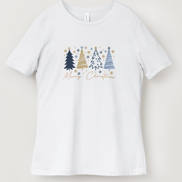 Merry Christmas Tree T-Shirt