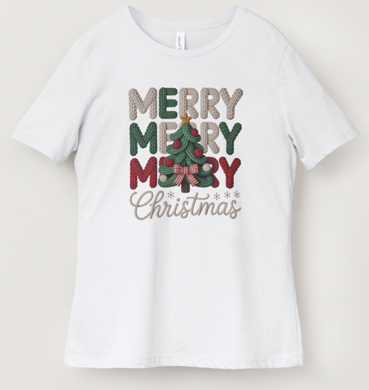 Merry, Merry, Merry Christmas T-Shirt