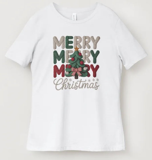 Merry, Merry, Merry Christmas T-Shirt