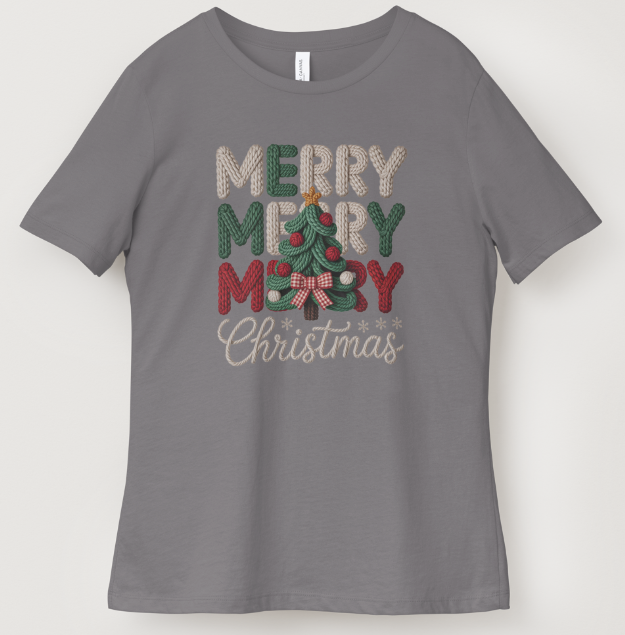 Merry, Merry, Merry Christmas T-Shirt