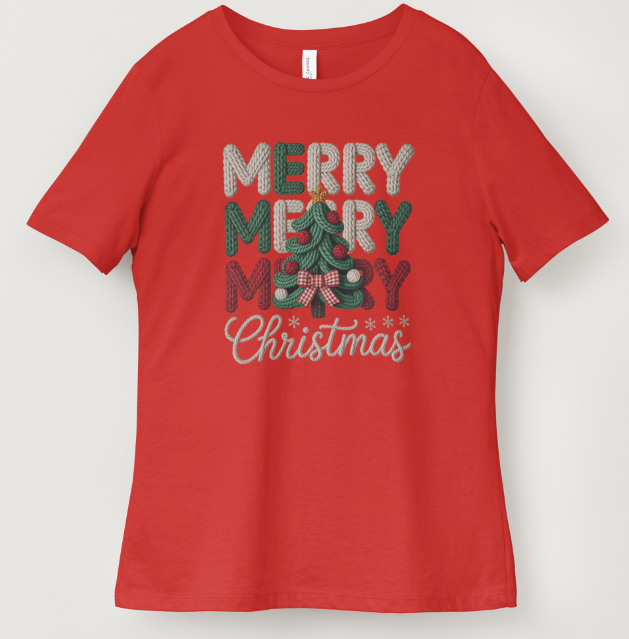 Merry, Merry, Merry Christmas T-Shirt