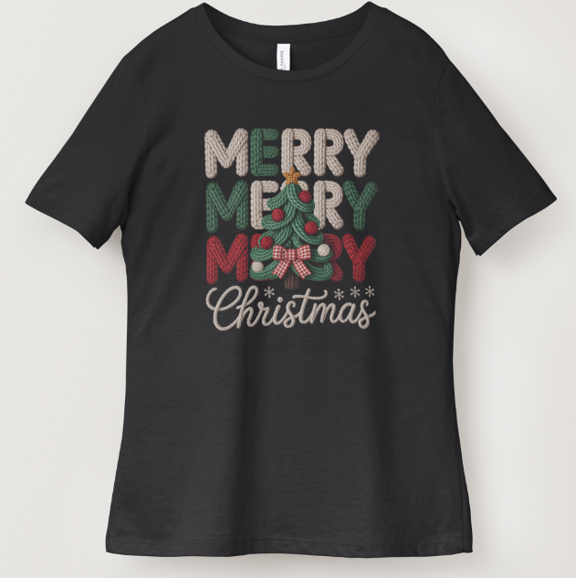 Merry, Merry, Merry Christmas T-Shirt