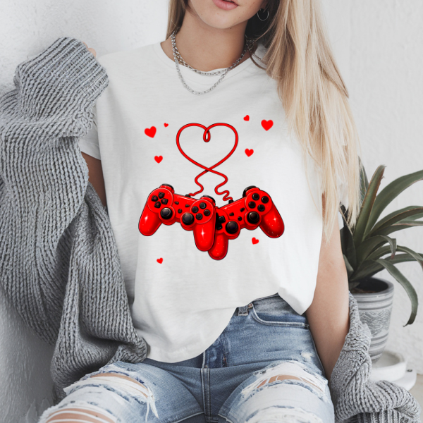Gamer Valentine's Day T-Shirt